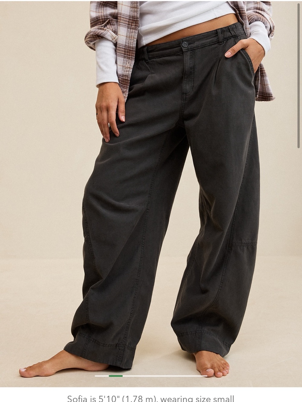 Aerie balloon chino pant